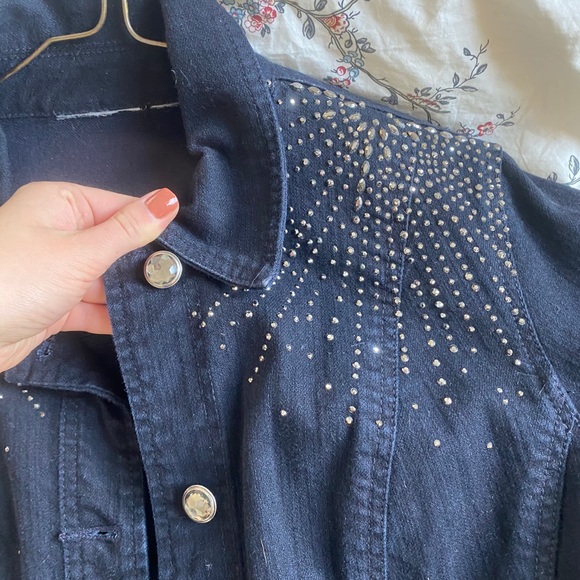 Up-cycled Vintage Jean Fringe Jacket - Picture 12 of 12
